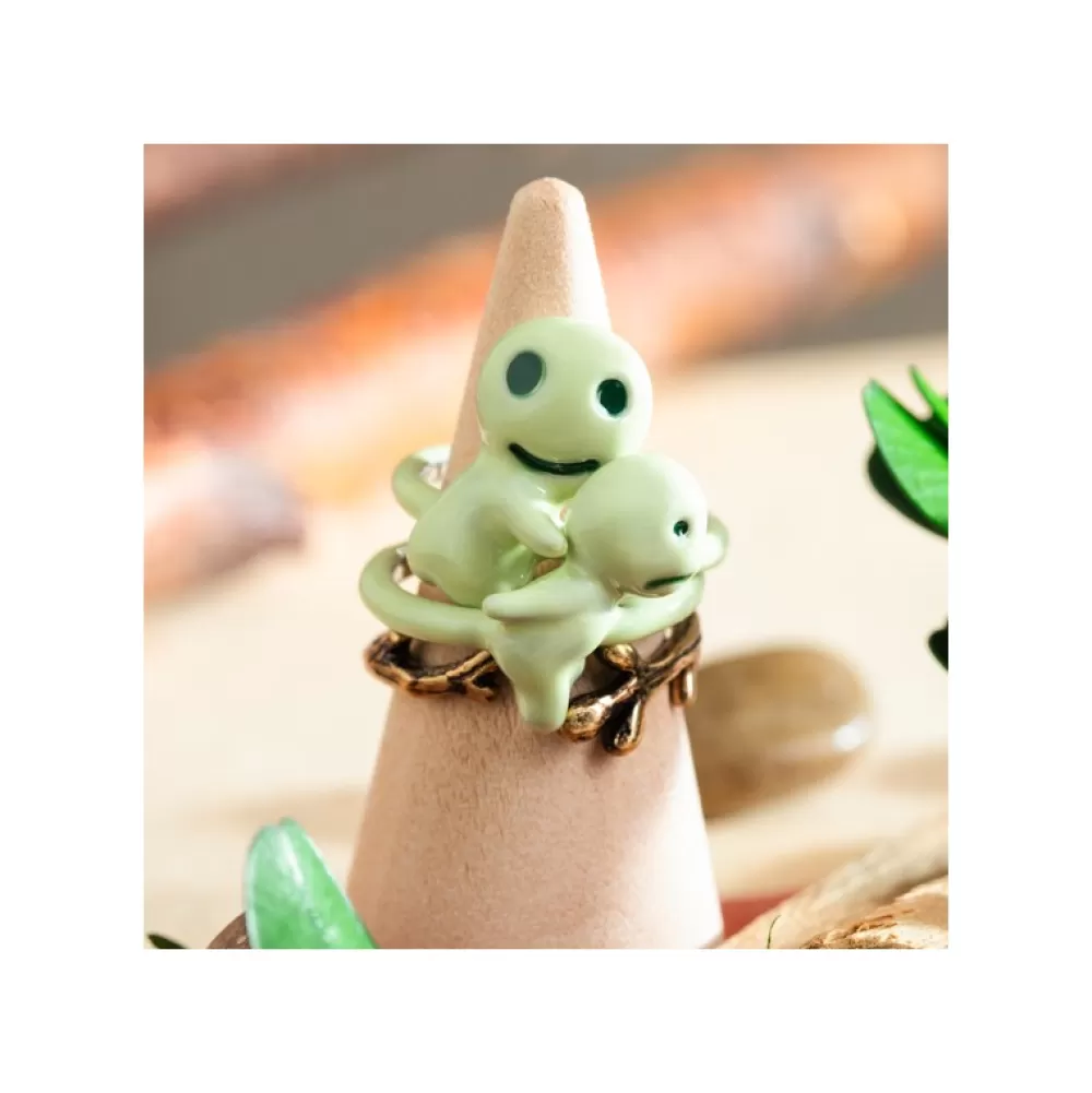 Store Bague 3 Anneaux Kodama - Princesse Mononoke Bijoux