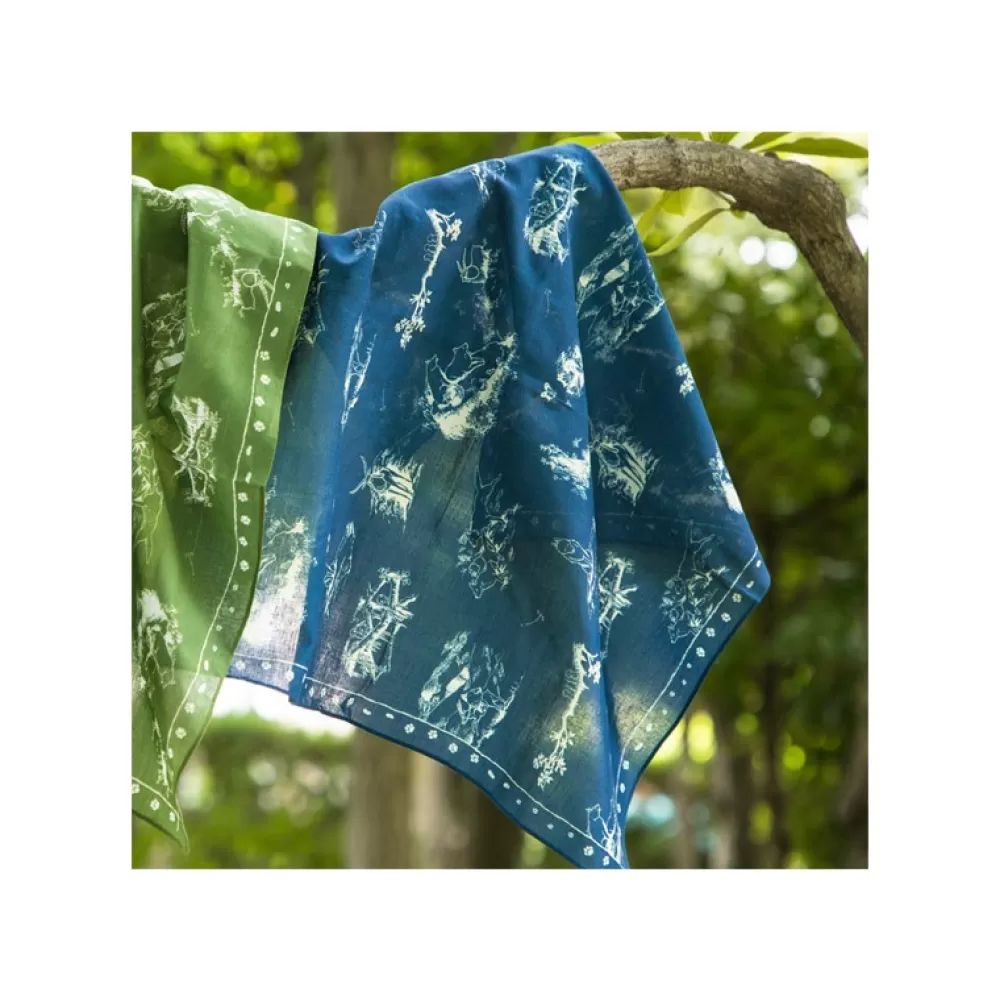 New Bandana Vivre Ensemble Bleu - Princesse Mononoke Textile