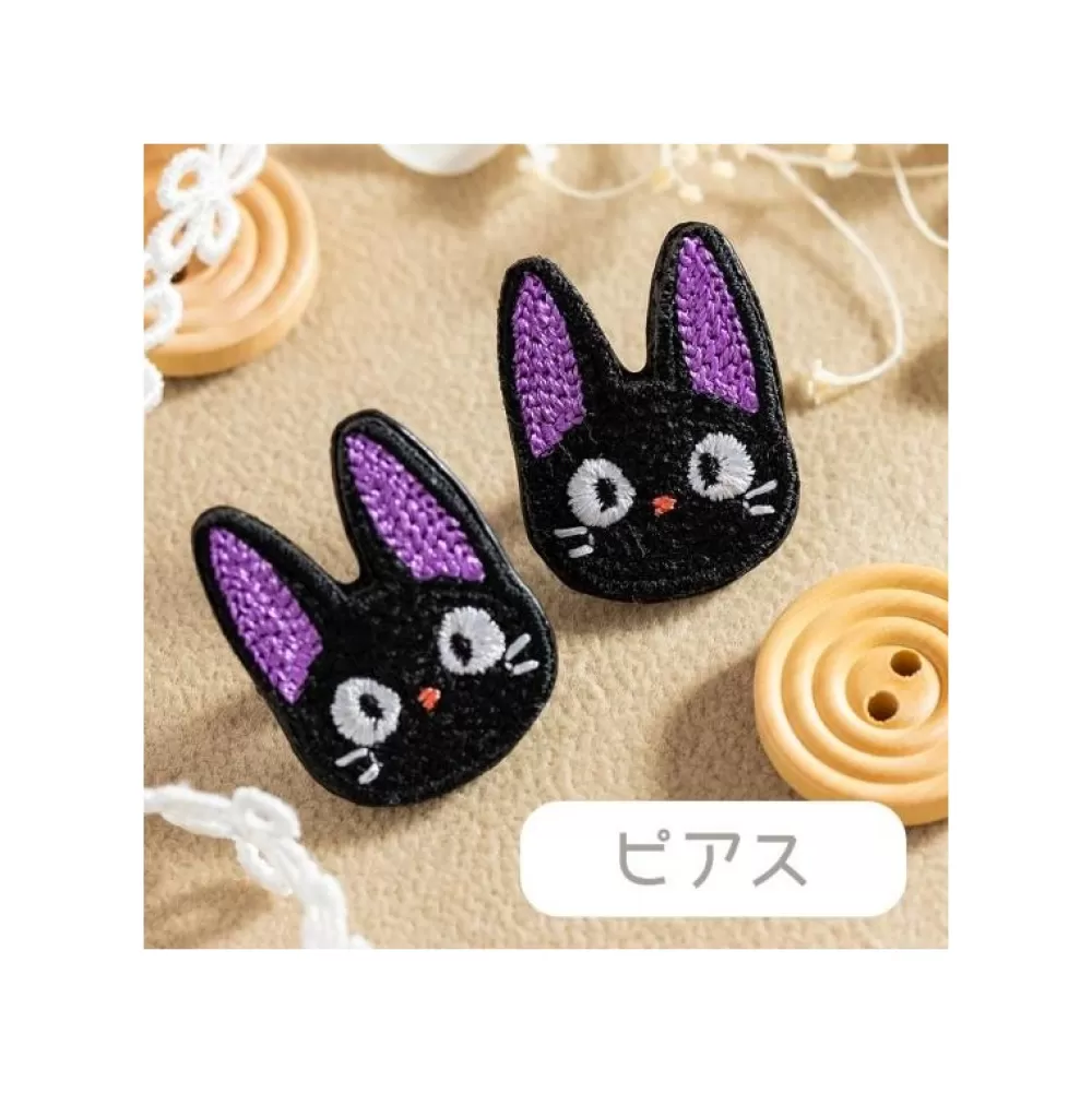 Outlet Bijou Boucle D'Oreilles A Clips Broderie Jiji - Kiki La Petite Sorcie Bijoux