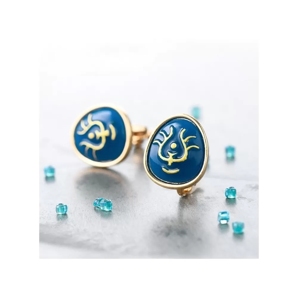Flash Sale Bijou Boucle D'Oreilles A Clips Cristal Volucite - Le Chateau Dans Le Bijoux