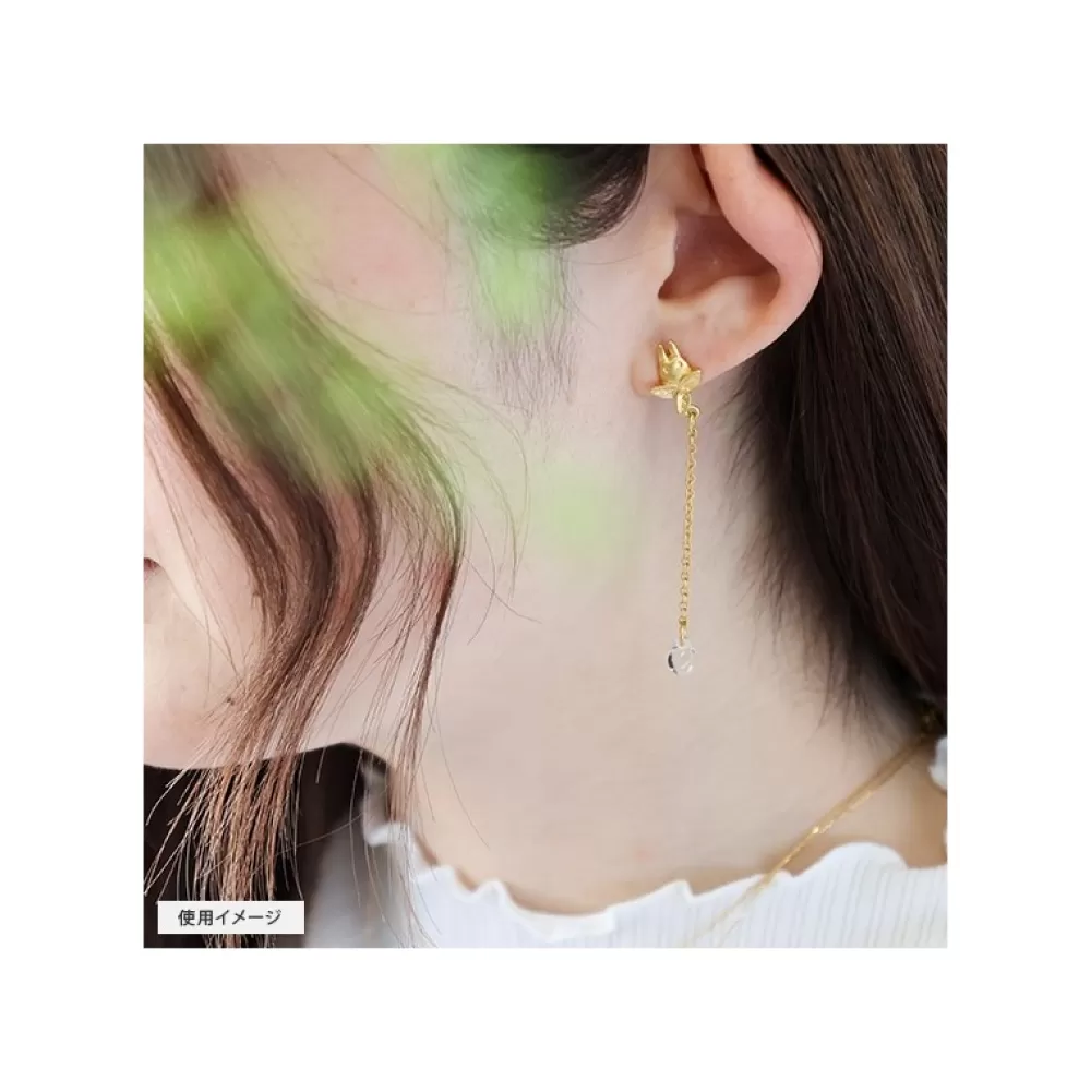 Clearance Bijou Boucle D'Oreilles Clip Totoro Blanc Goutte - Mon Voisin Totoro Bijoux