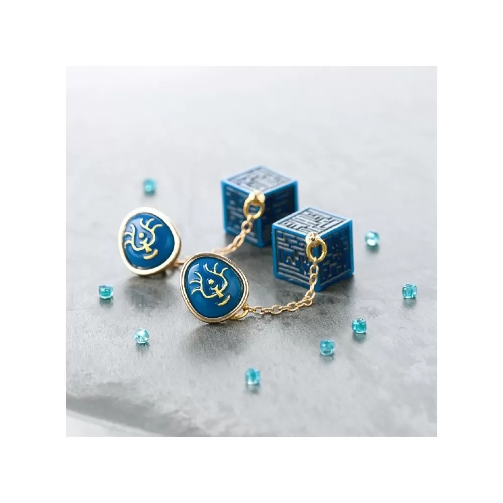 Cheap Bijou Boucle D'Oreilles Cristal Volucite Et Monolithe - Le Chateau Da Bijoux