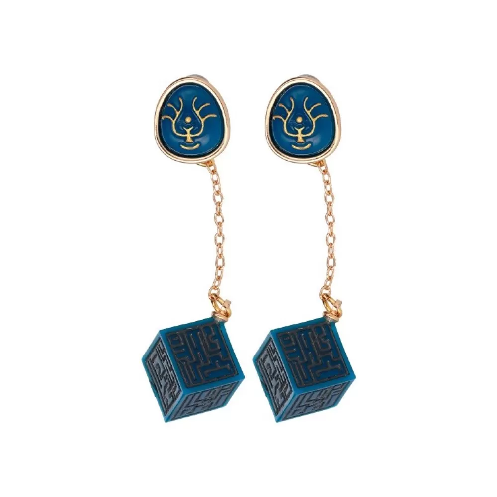 Cheap Bijou Boucle D'Oreilles Cristal Volucite Et Monolithe - Le Chateau Da Bijoux
