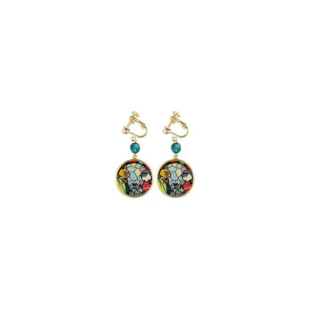 Discount Bijou Boucles D'Oreilles A Clips Louise & Baron Vitrail - Si Tu Tends Bijoux