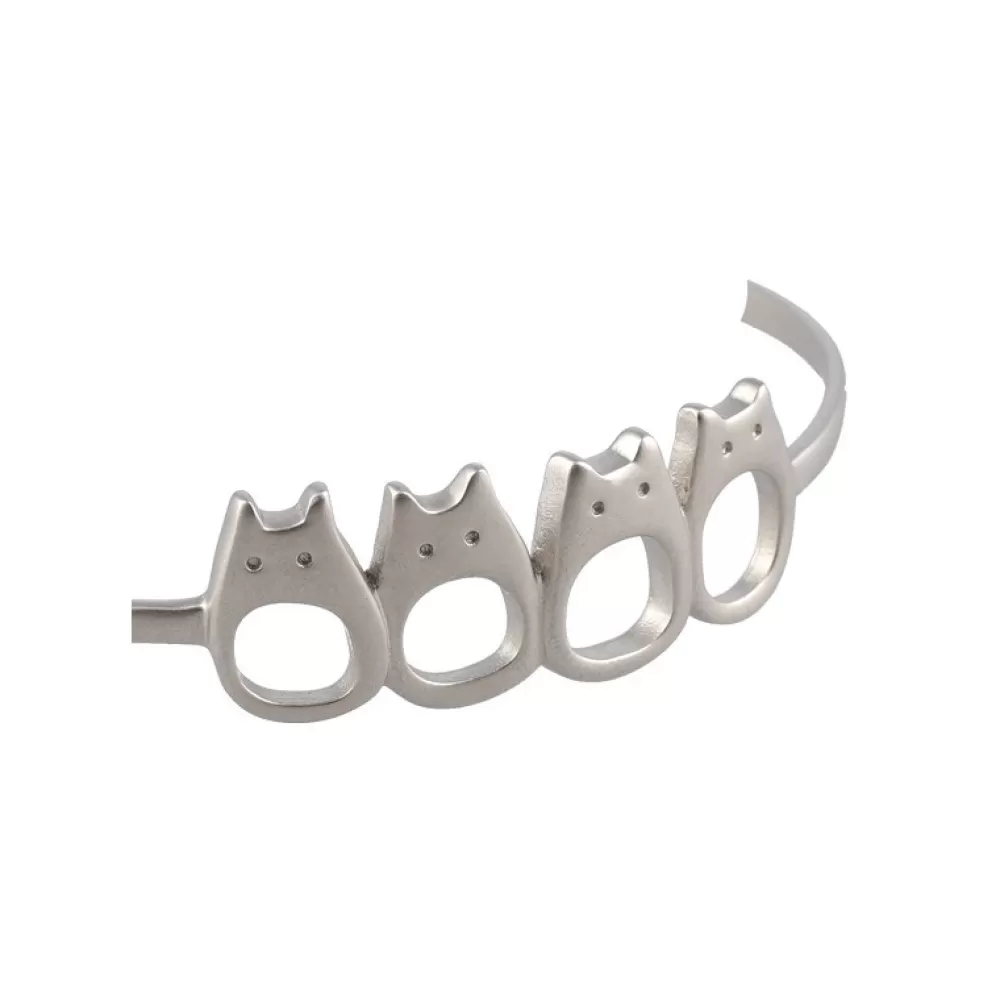 Fashion Bijou Bracelet Guirlande Totoro Blanc Metal- Mon Voisin Totoro Bijoux
