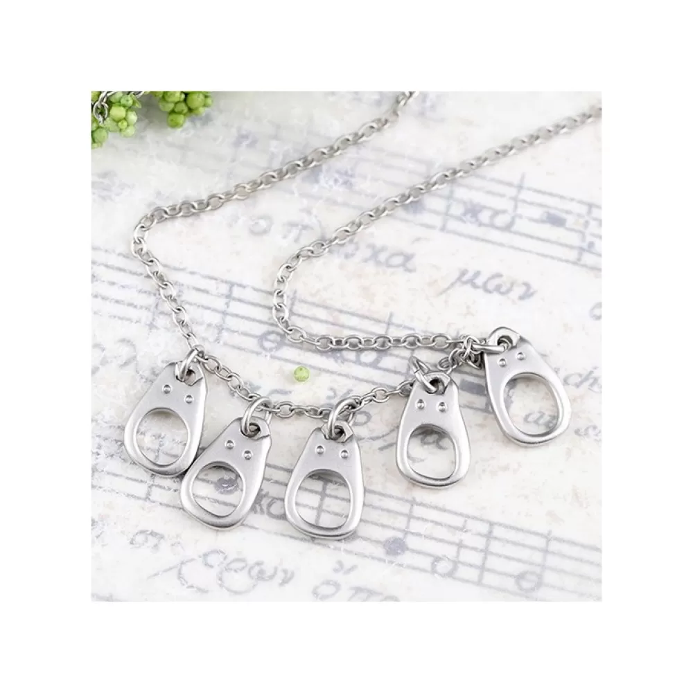 Online Bijou Collier Totoro Blanc Metal- Mon Voisin Totoro Bijoux