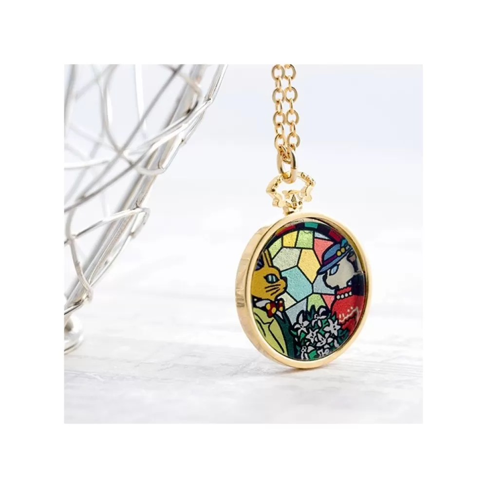 Fashion Bijou Pendentif Louise Et Baron Vitrail - Si Tu Tends L'Oreille Bijoux