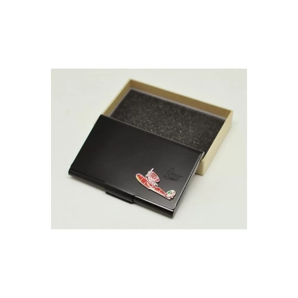 Cheap Boite Metal Carte De Visite Noire Avec Hydravion - Porco Rosso Accessoires