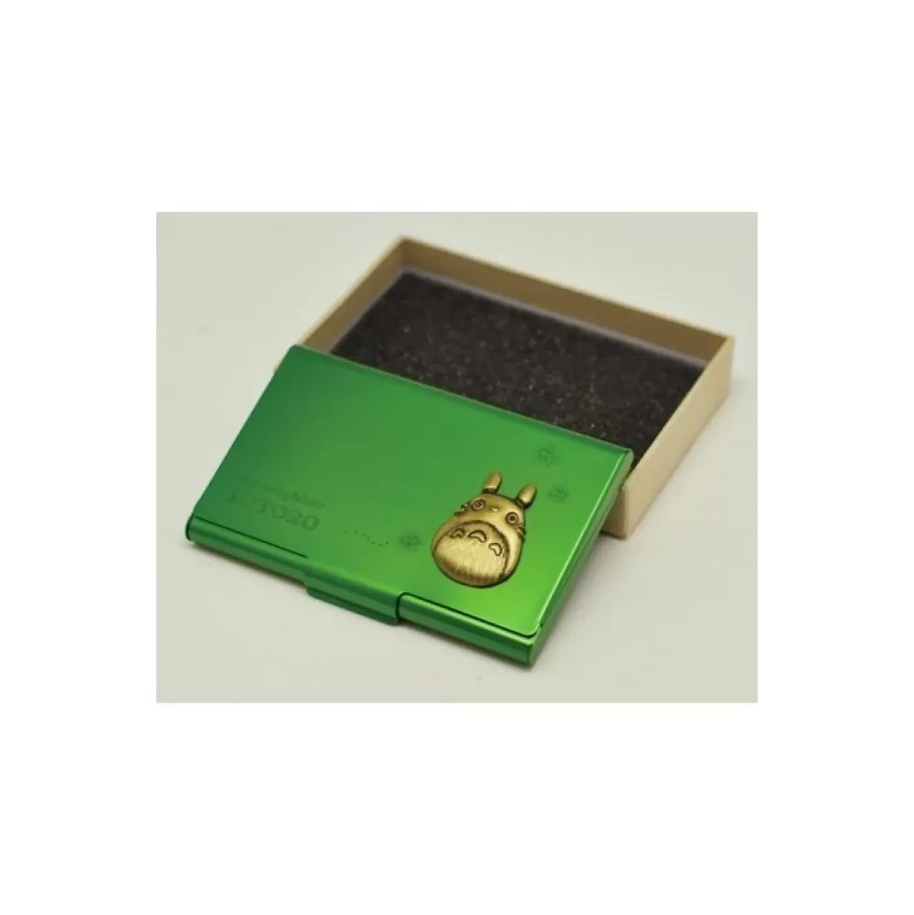 Cheap Boite Metal Carte De Visite Verte Totoro - Mon Voisin Totoro Accessoires