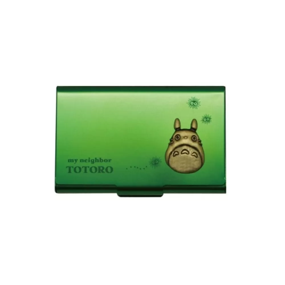 Cheap Boite Metal Carte De Visite Verte Totoro - Mon Voisin Totoro Accessoires