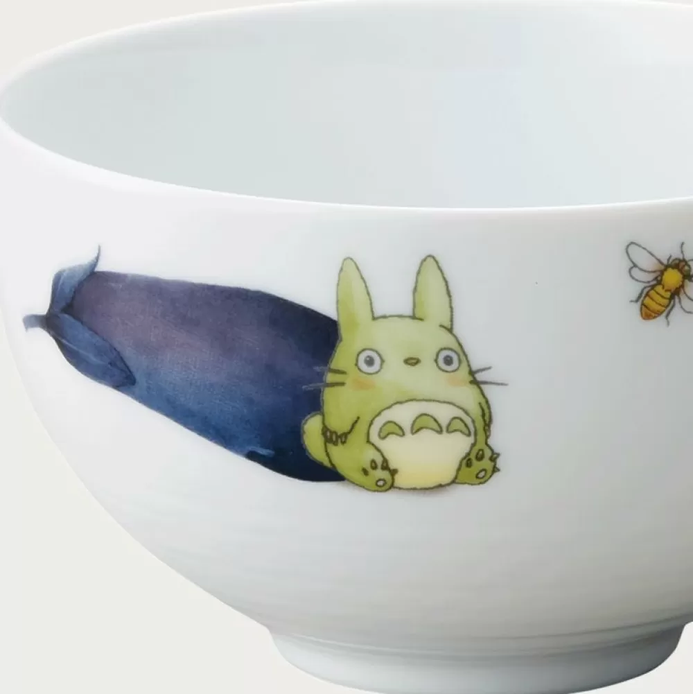 Clearance Bol 13Cm Totoro Aubergine Et Fleur - Mon Voisin Totoro Cuisine Et Table