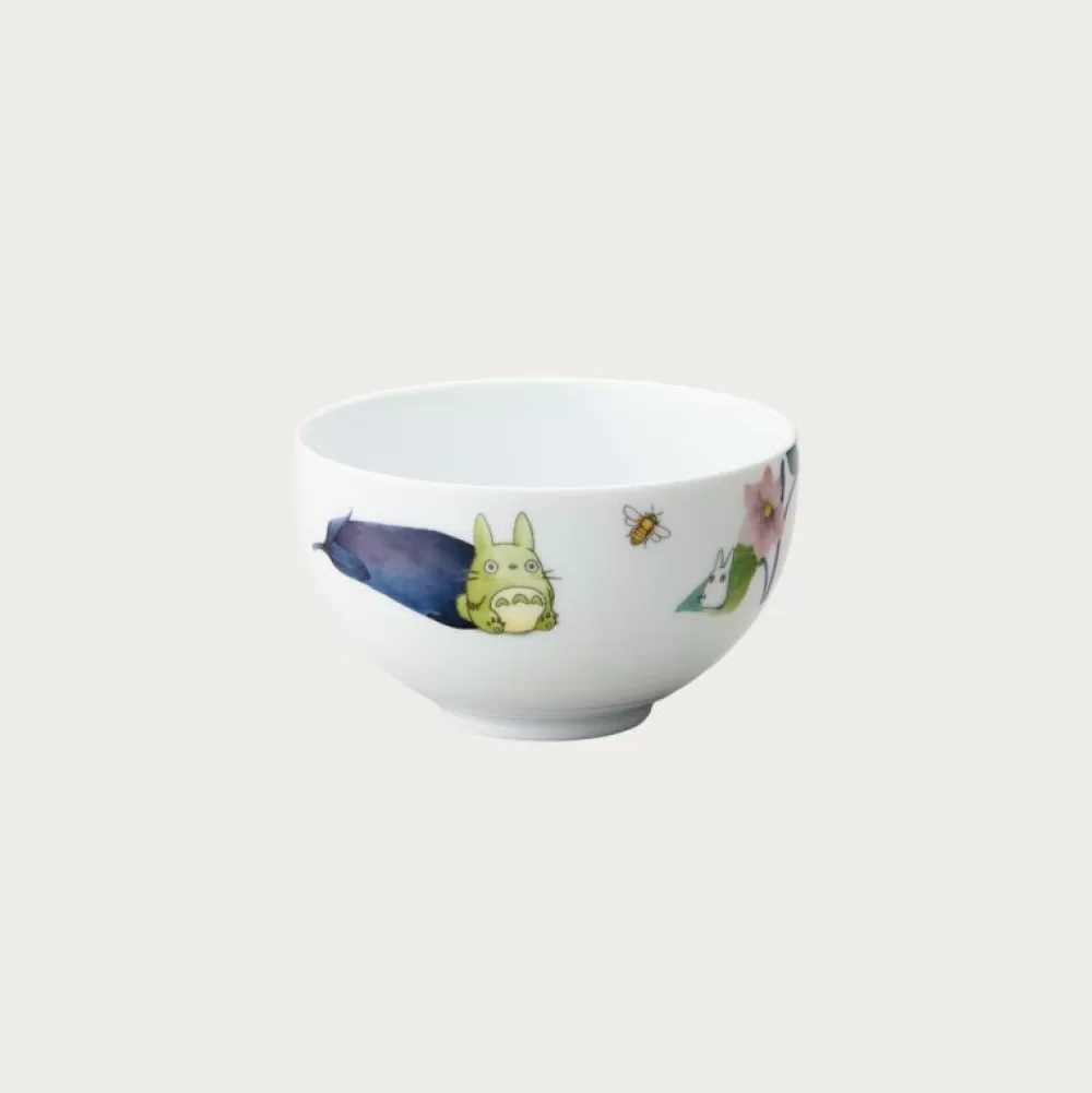 Clearance Bol 13Cm Totoro Aubergine Et Fleur - Mon Voisin Totoro Cuisine Et Table