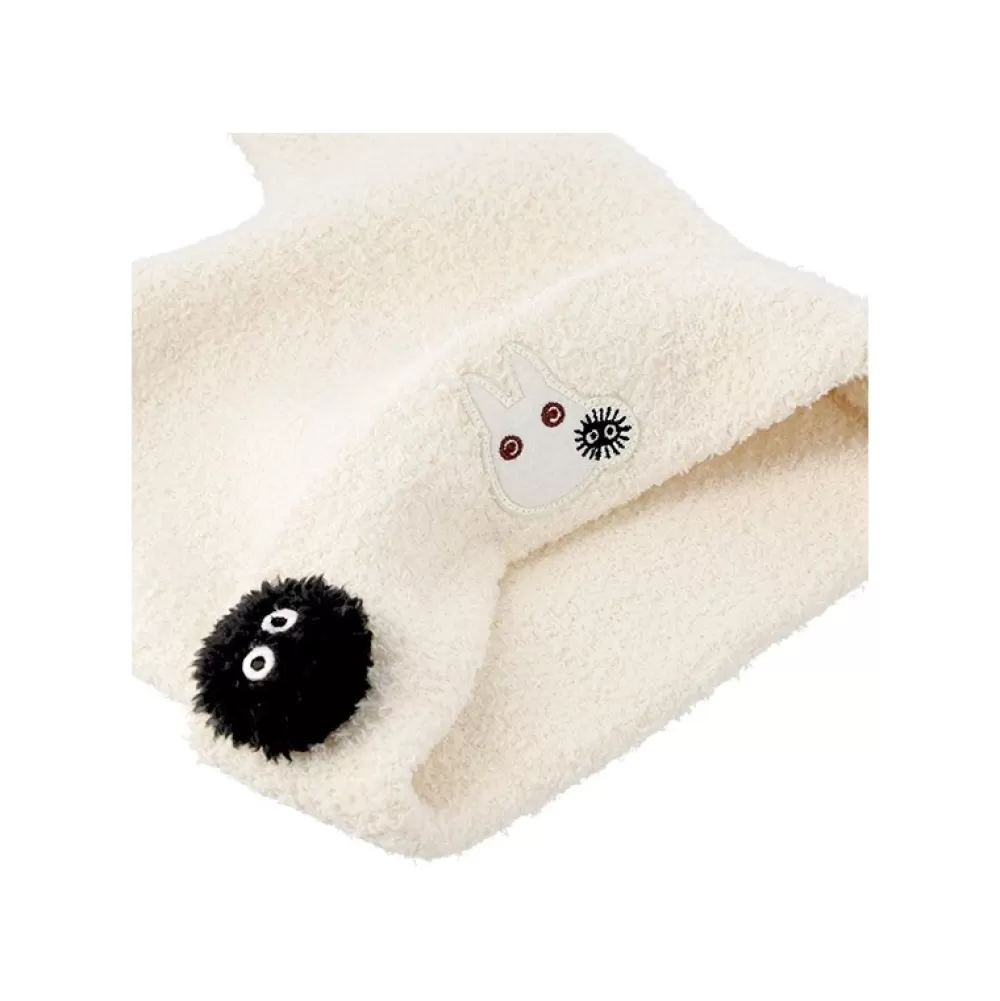 Clearance Bonnet Laine A Oreilles Totoro Blanc - Mon Voisin Totoro Textile
