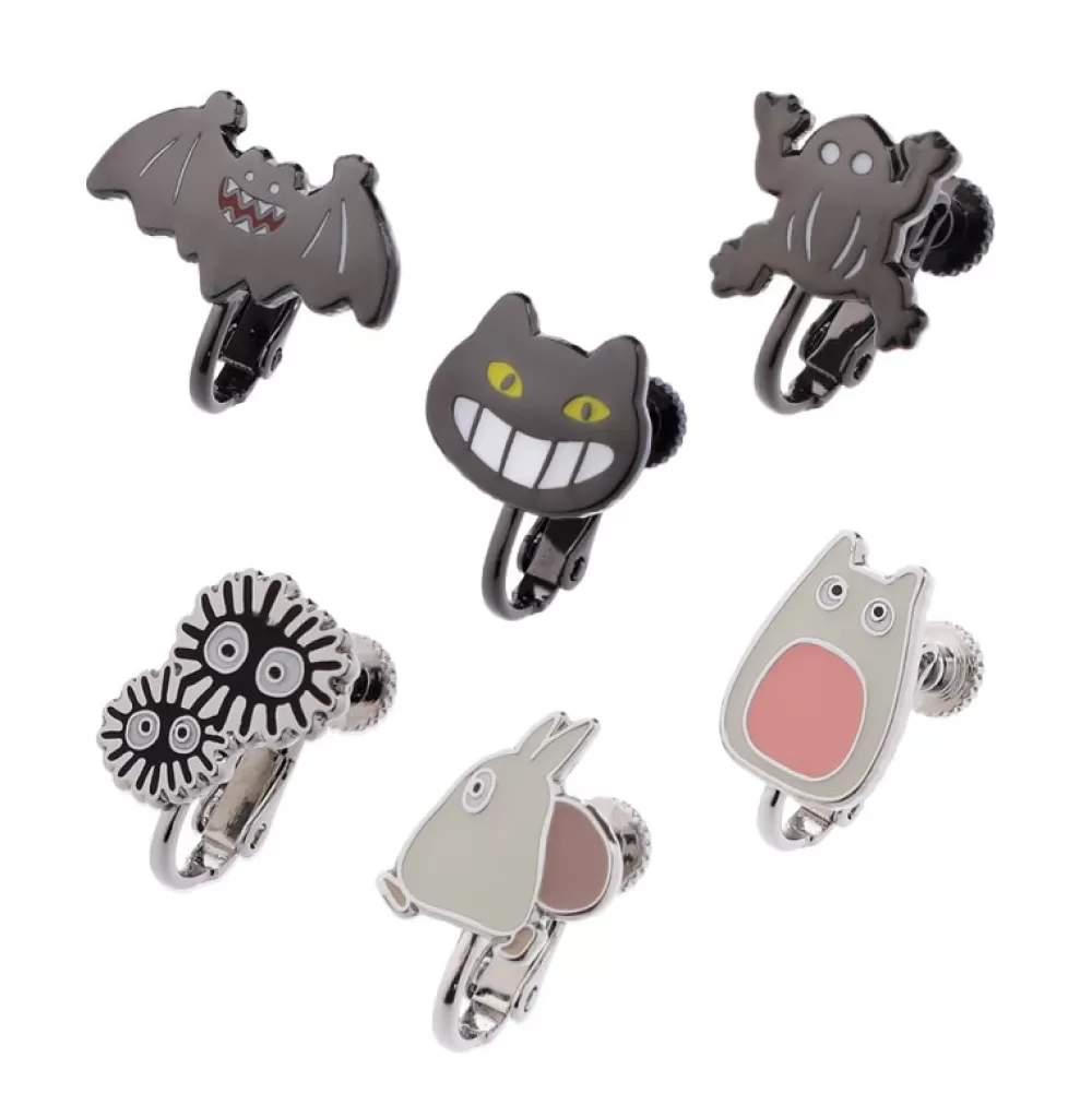 Sale Boucles D'Oreilles Clip Generique Totoro Set De 6 - Mon Voisin Totoro Bijoux