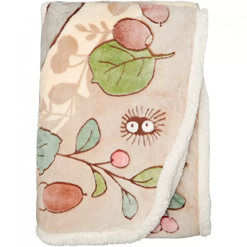 Clearance Couverture Eglantiers Et Noisettes 100X140 Cm - Mon Voisin Totoro Linge De Maison