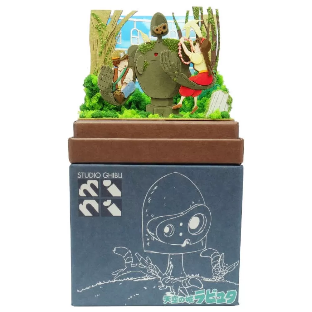 Outlet Diorama Papier Sheeta & Pazu Avec Robot Soldat - Le Chateau Dans Le C Loisirs Créatifs