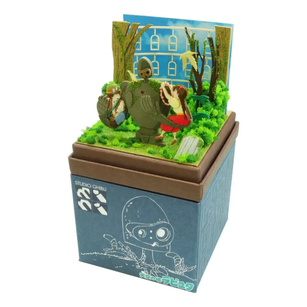 Outlet Diorama Papier Sheeta & Pazu Avec Robot Soldat - Le Chateau Dans Le C Loisirs Créatifs