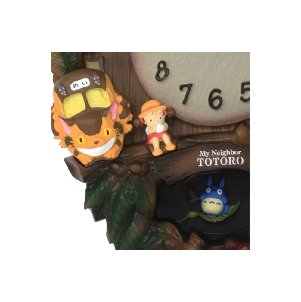 Online Horloge A Balancier Couronne De Feuilles - Mon Voisin Totoro Décoration