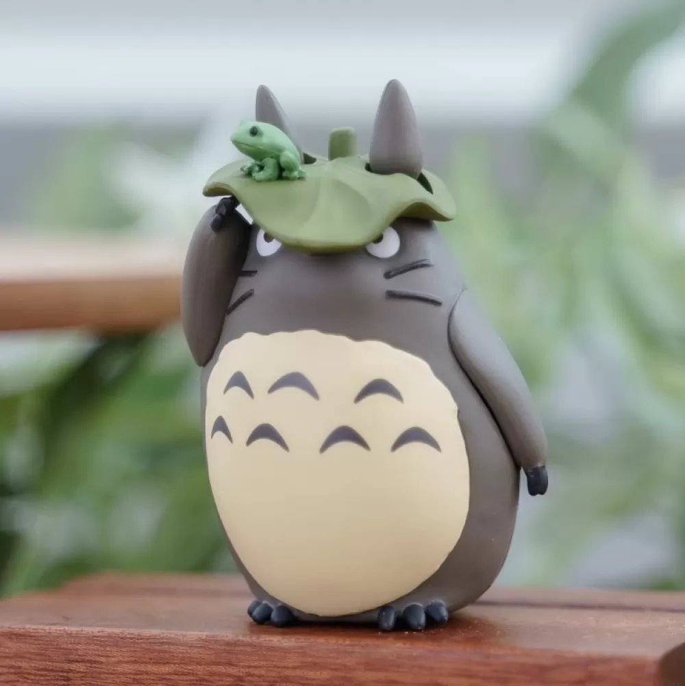 Online Kumukumu 3D Puzzle Totoro Gris Avec Feuille - Mon Voisin Totoro Puzzle