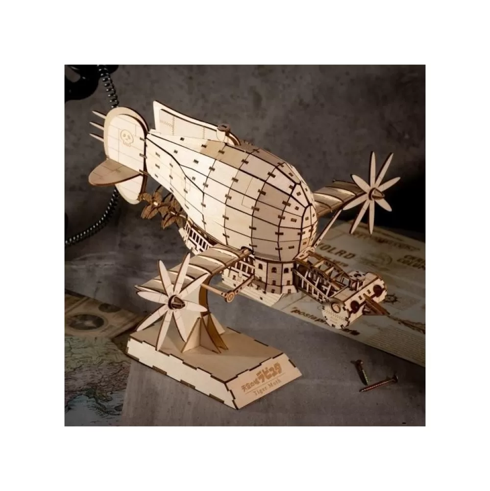 Cheap Maquette En Bois Kigumi Tiger Moth - Le Chateau Dans Le Ciel Loisirs Créatifs