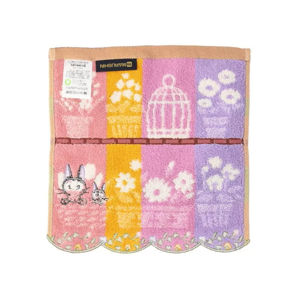 Sale Mini Serviette Jiji Et Ses Fleurs Preferees 25X25 - Kiki La Petite So Linge De Maison