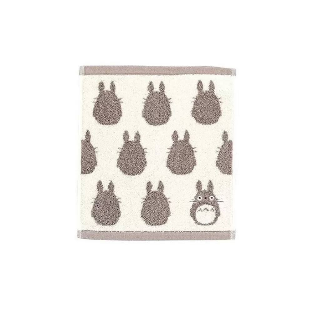 Discount Mini Serviette Motif Totoro Gris - Mon Voisin Totoro Linge De Maison
