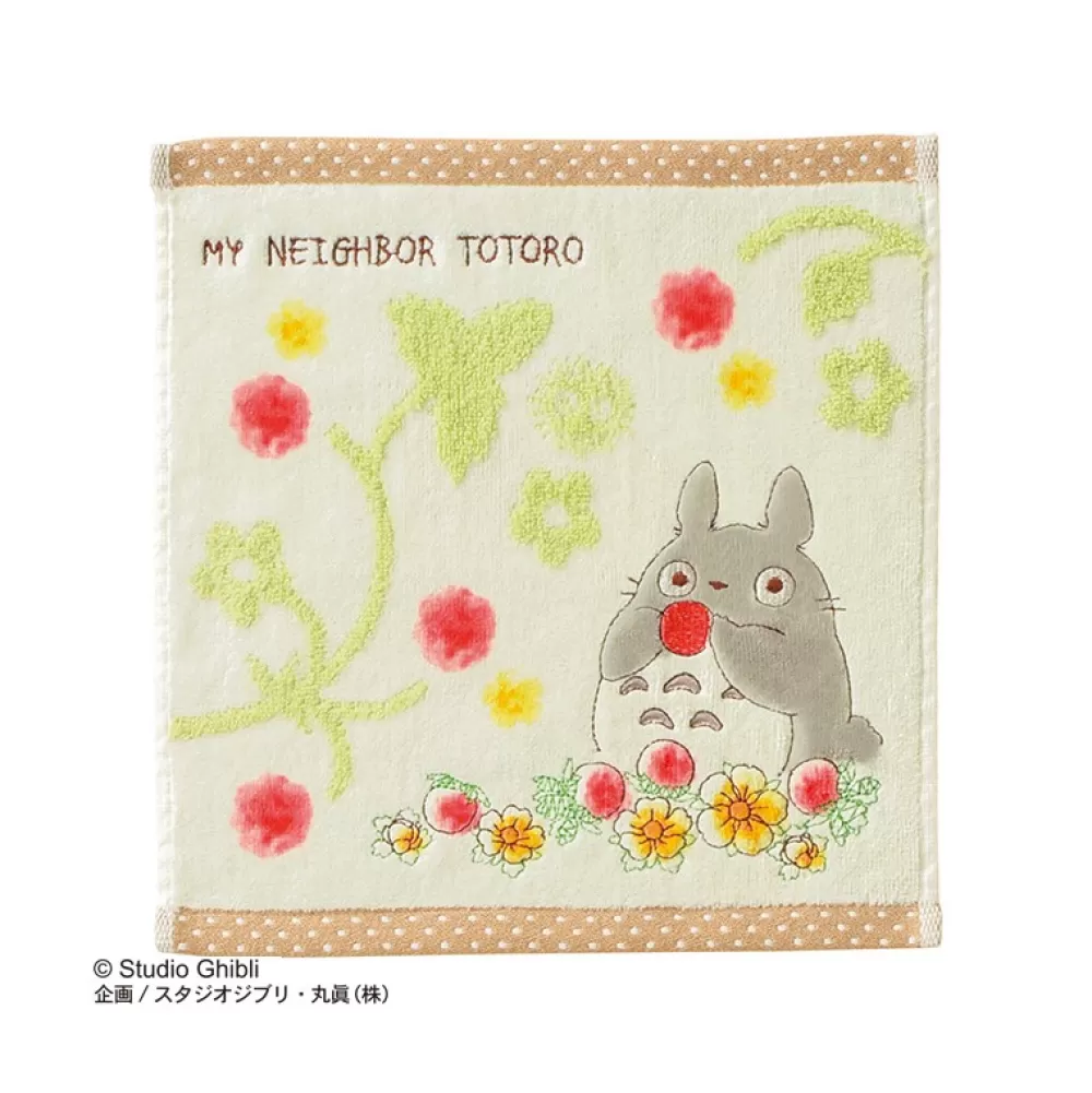 Cheap Mini Serviette Totoro Champs De Fraises 25X25 - Mon Voisin Totoro Linge De Maison