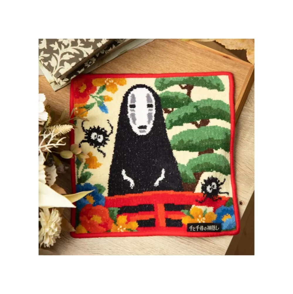Online Mini-Serviette Brodee Pont D'Arubaya 25X25 Cm - Le Voyage De Chihiro Linge De Maison