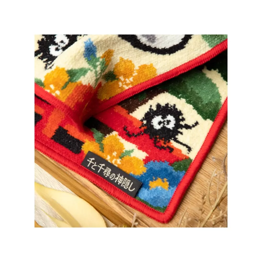 Online Mini-Serviette Brodee Pont D'Arubaya 25X25 Cm - Le Voyage De Chihiro Linge De Maison