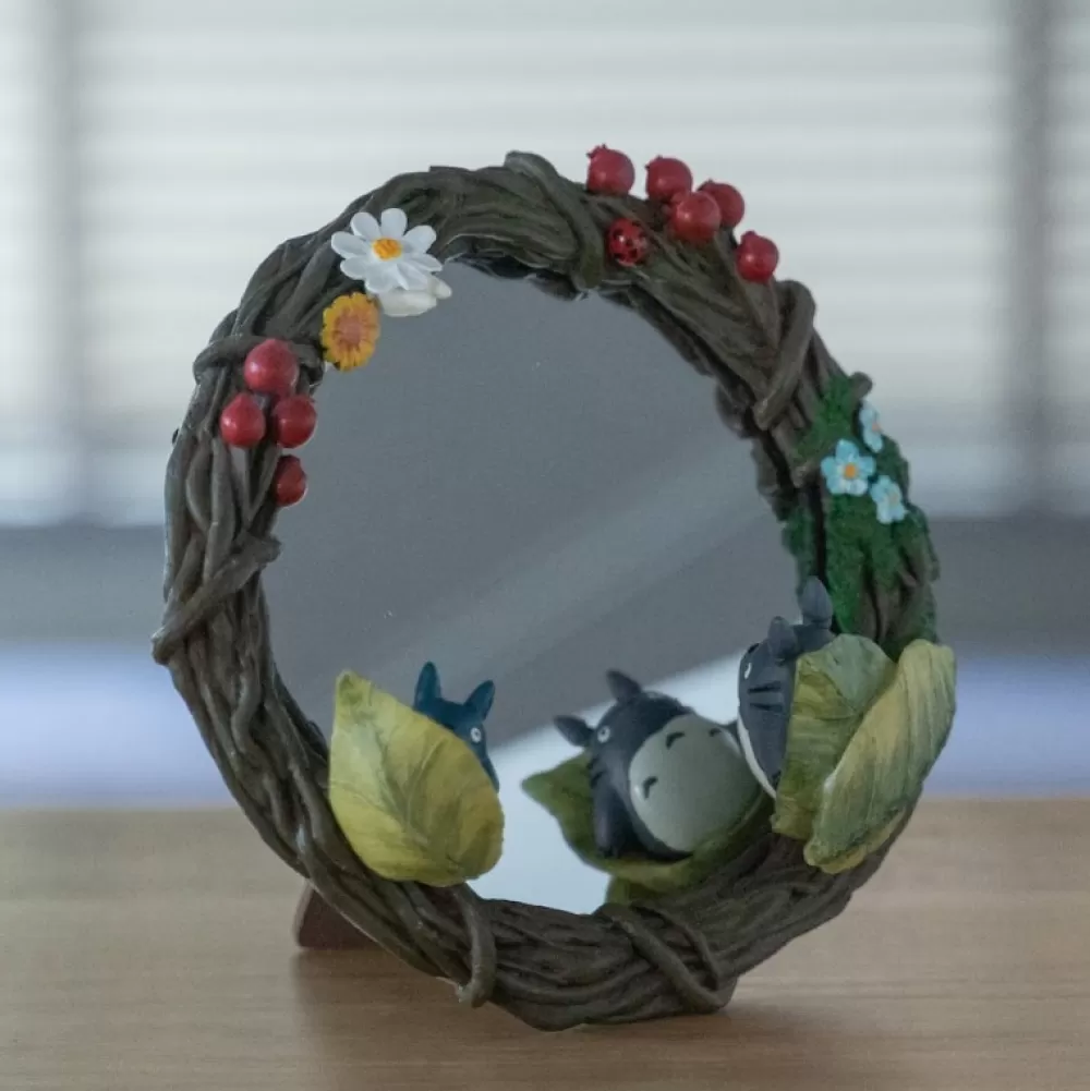 Clearance Miroir Totoro Guirlande De Fleurs- Mon Voisin Totoro Décoration
