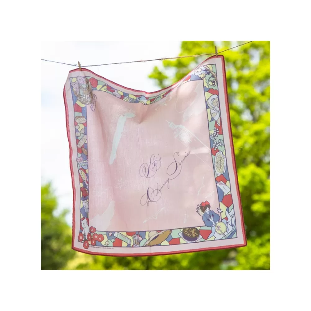 Sale Mouchoir Chemin Du Vent Rouge - Kiki La Petite Sorciere Textile