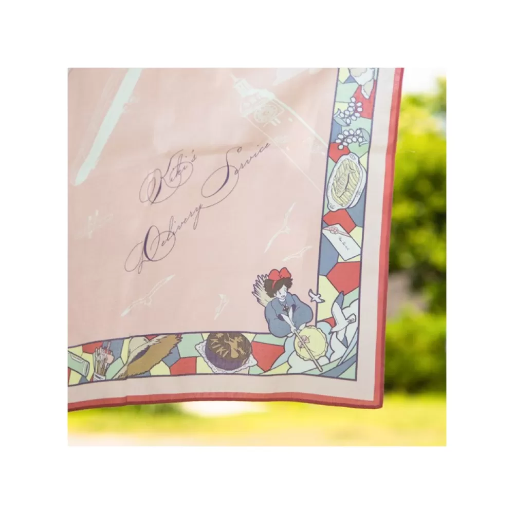 Sale Mouchoir Chemin Du Vent Rouge - Kiki La Petite Sorciere Textile