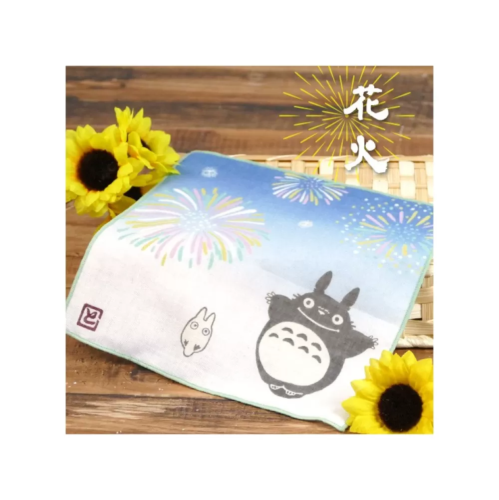 Shop Mouchoir Feux D'Artifices - Mon Voisin Totoro Textile