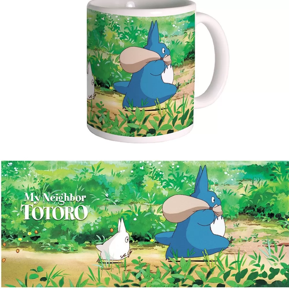 Shop Mug Ghibli 08 - Totoro Bleu Et Blanc - Mon Voisin Totoro Cuisine Et Table
