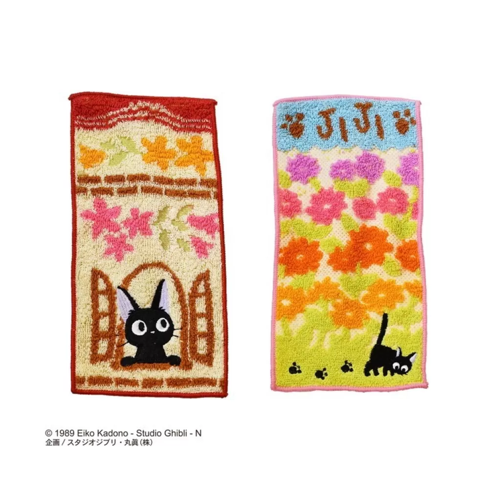 Cheap Pack 2 Mini-Serviettes Jiji 20 X 10 Cm - Kiki La Petite Sorciere Linge De Maison