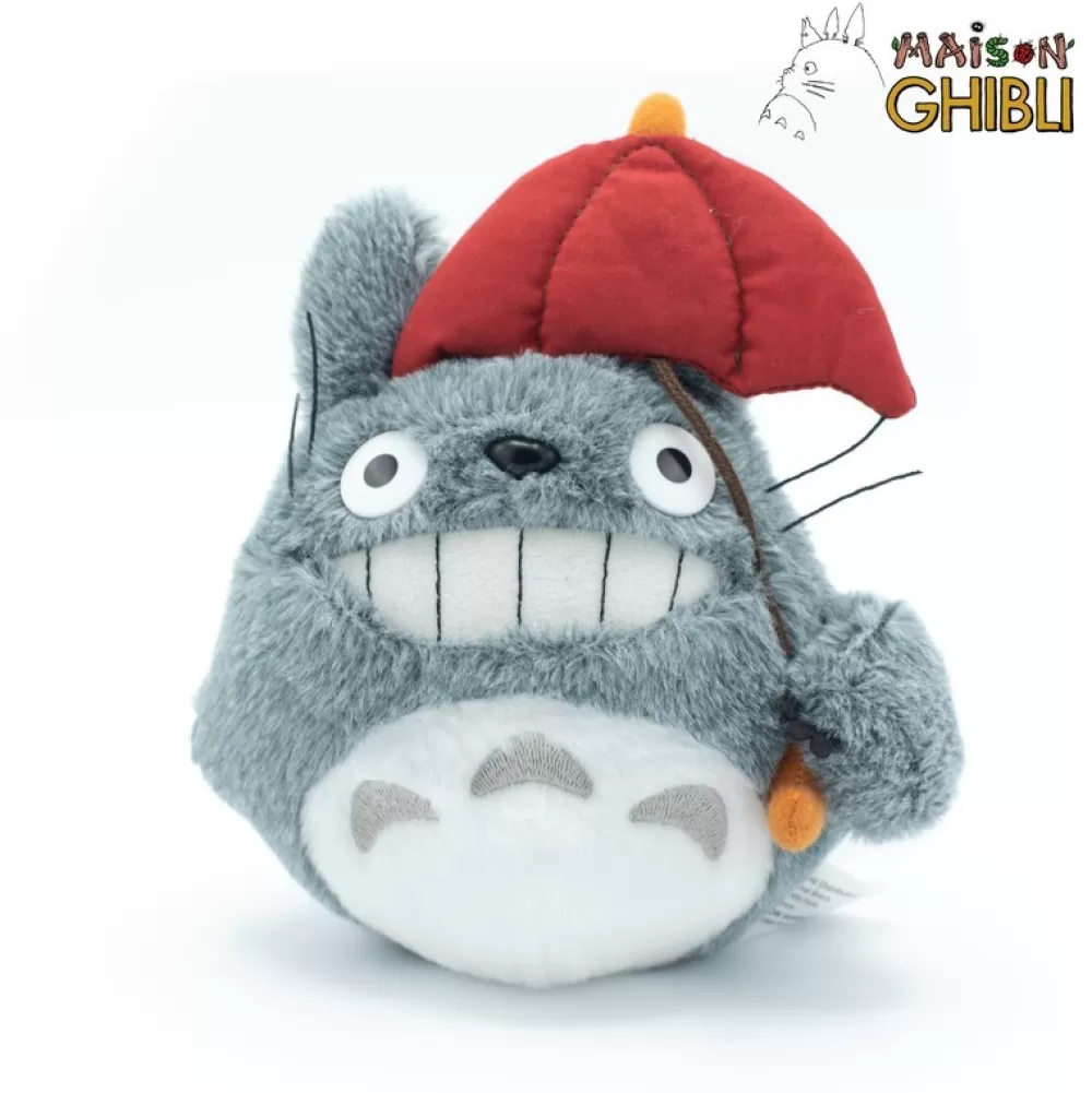 Fashion Peluche Totoro Avec Parapluie Rouge - Mon Voisin Totoro (2607) Peluches Fluffy