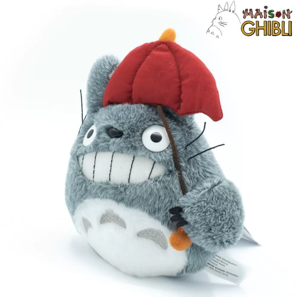 Fashion Peluche Totoro Avec Parapluie Rouge - Mon Voisin Totoro (2607) Peluches Fluffy