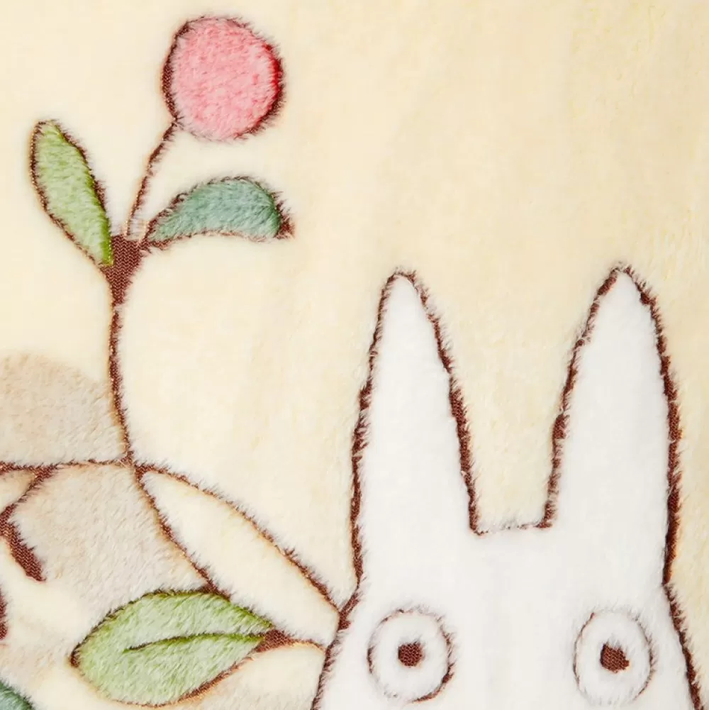 Online Plaid Feuilles Et Noisettes 70X100 Cm - Mon Voisin Totoro Linge De Maison
