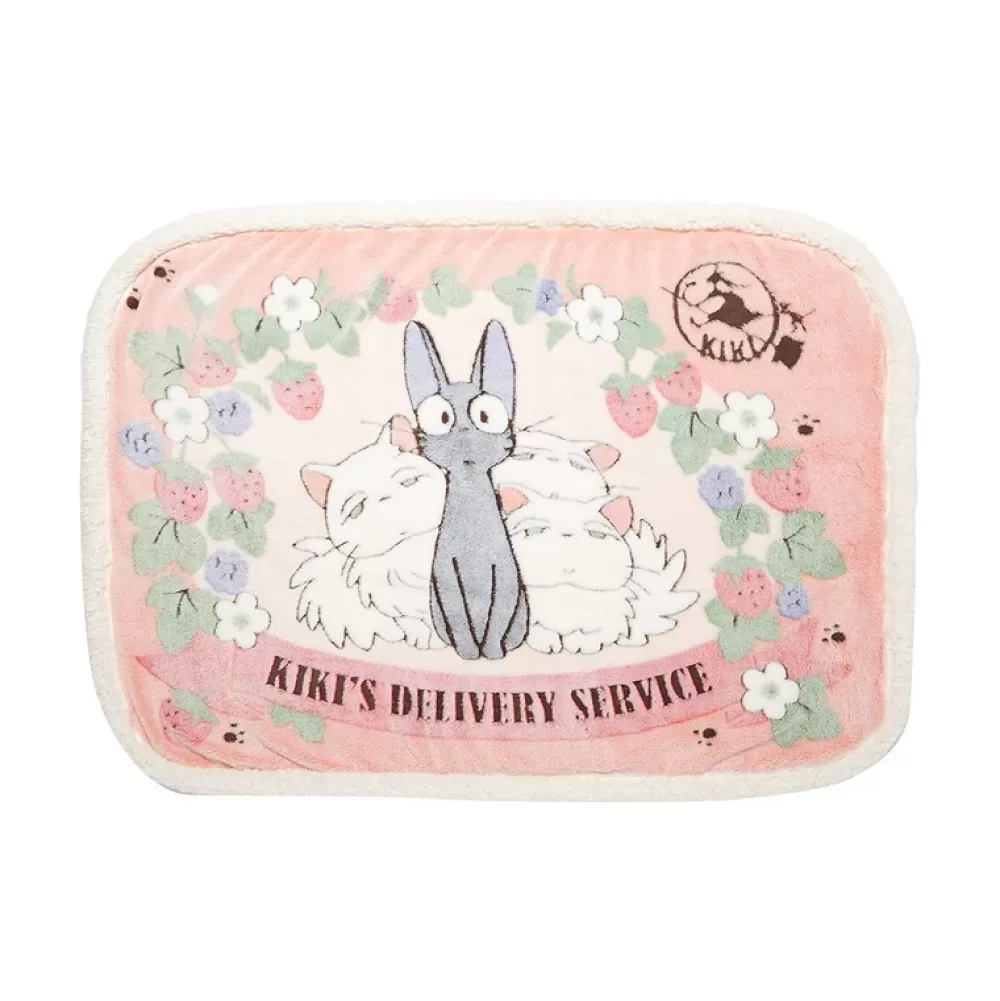 Cheap Plaid Jiji & Lily Fraises 70X100 Cm - Kiki La Petite Sorciere Linge De Maison