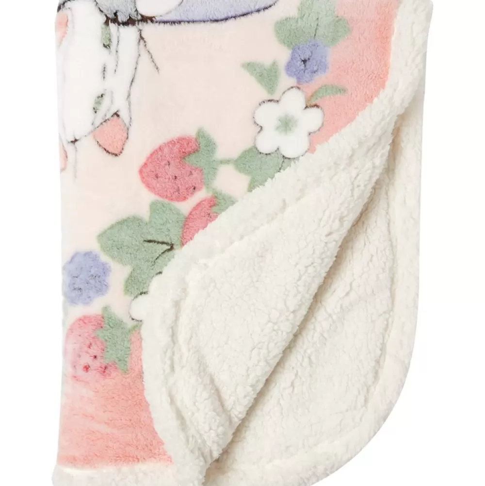 Cheap Plaid Jiji & Lily Fraises 70X100 Cm - Kiki La Petite Sorciere Linge De Maison