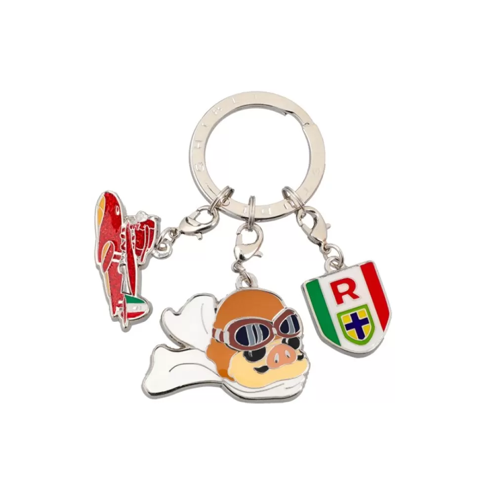 Shop Porte-clés Metal 3 Personnages Marco - Porco Rosso Porte-clés