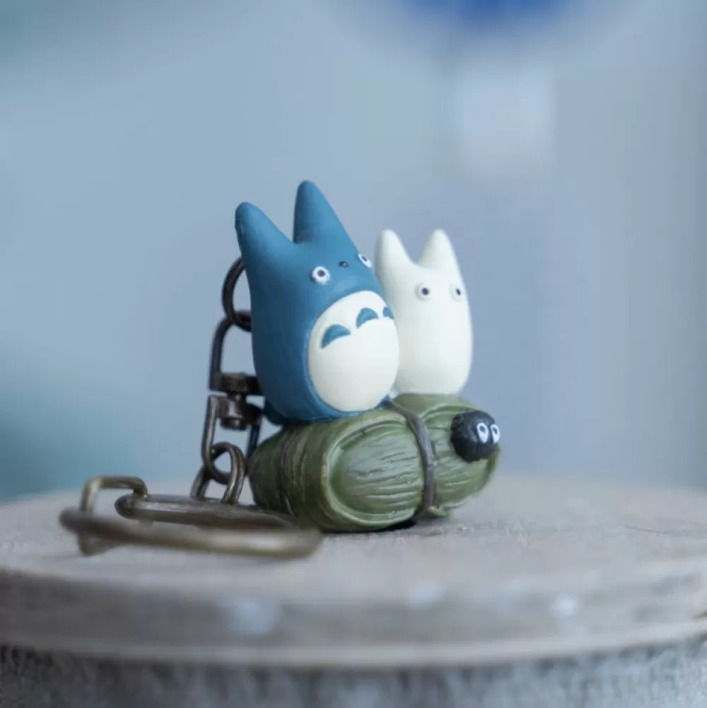 Cheap Porte-clés Totoro Bleu Et Blanc - Mon Voisin Totoro Porte-clés