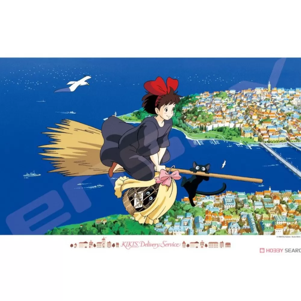 Cheap Puzzle 1000P Kiki Dans Le Ciel - Kiki La Petite Sorciere Puzzle