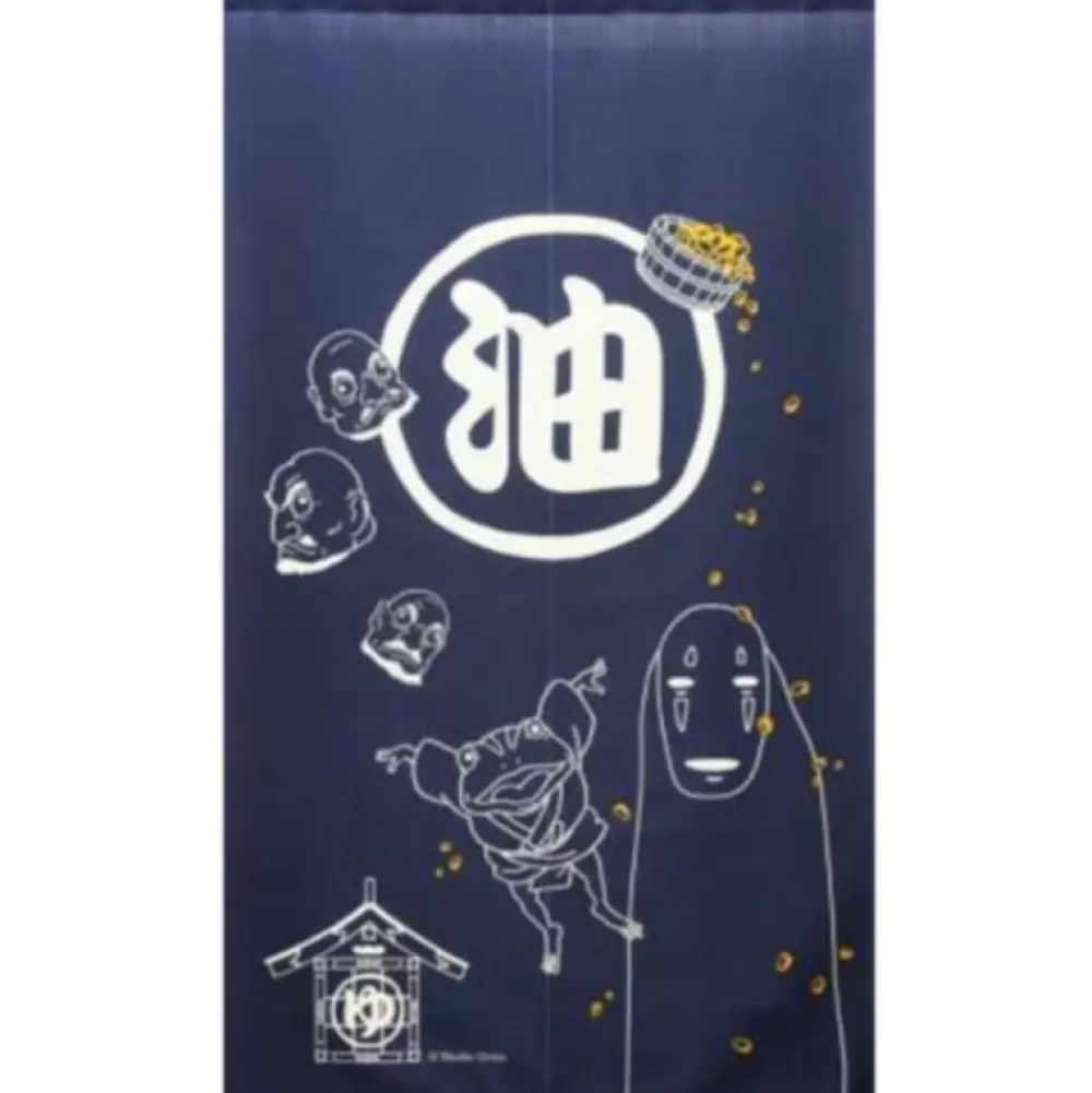 Online Rideaux Aburaya Bleu - Le Voyage De Chihiro Décoration Murale