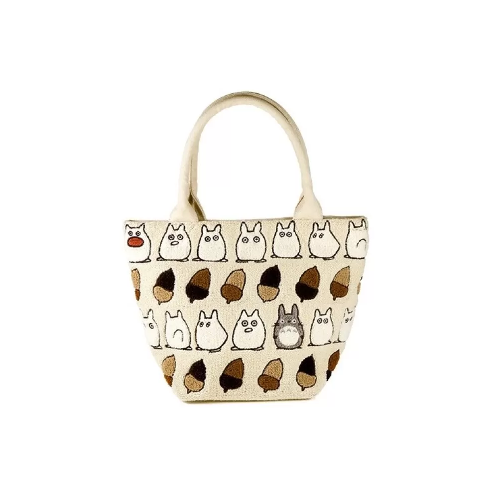 Sale Sac Brode Beige Totoro Noisettes - Mon Voisin Totoro Sacs