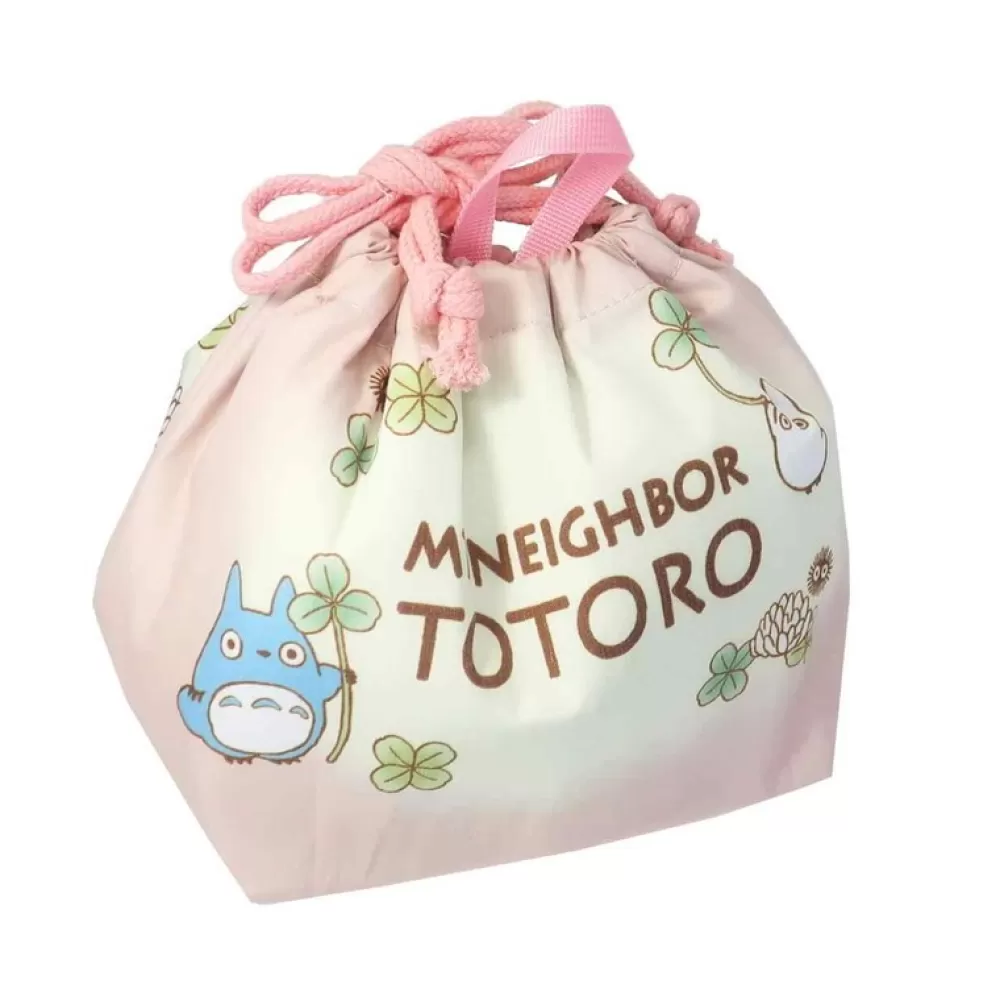 Online Sacoche A Gousset Totoro Trefle 17 X 26 Cm - Mon Voisin Totoro Sacs