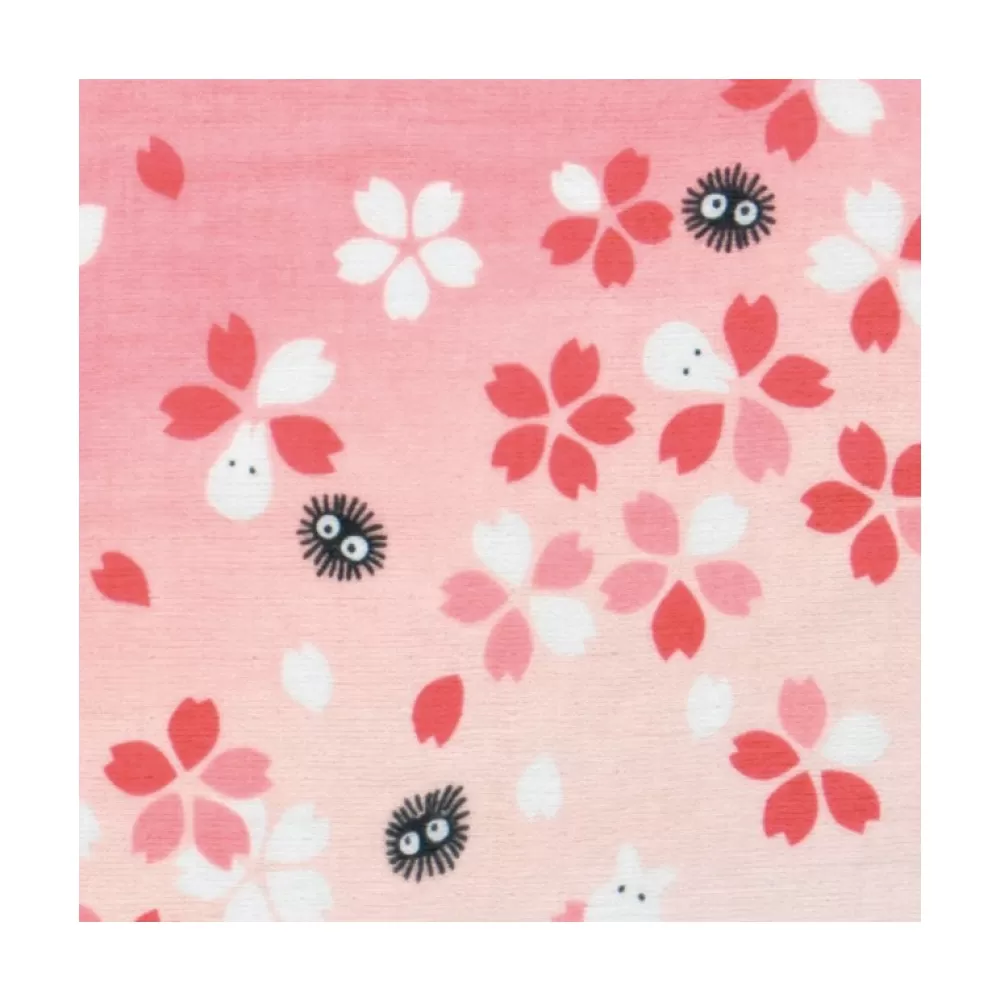 Outlet Serviette Imabari Totoro Hanafubuki 34X80 Cm - Mon Voisin Totoro Linge De Maison