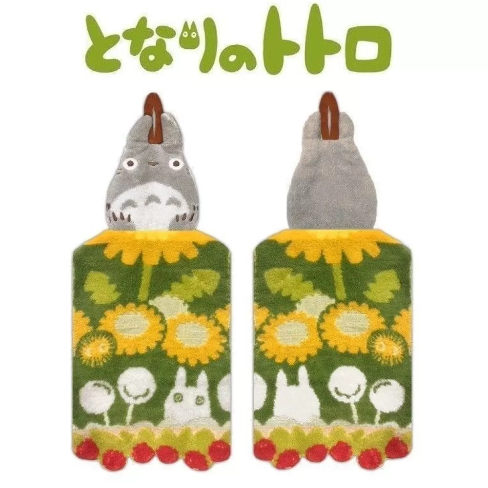 Cheap Serviette Mascotte Totoro Gris 20X45Cm- Mon Voisin Totoro Linge De Maison