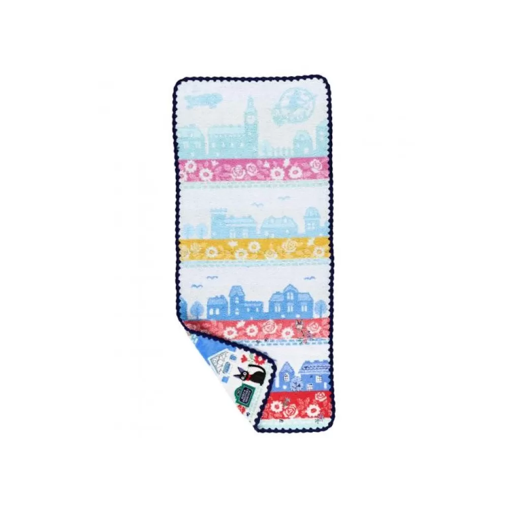 Cheap Serviette Rues De Paris 34X80Cm - Kiki La Petite Sorciere Linge De Maison