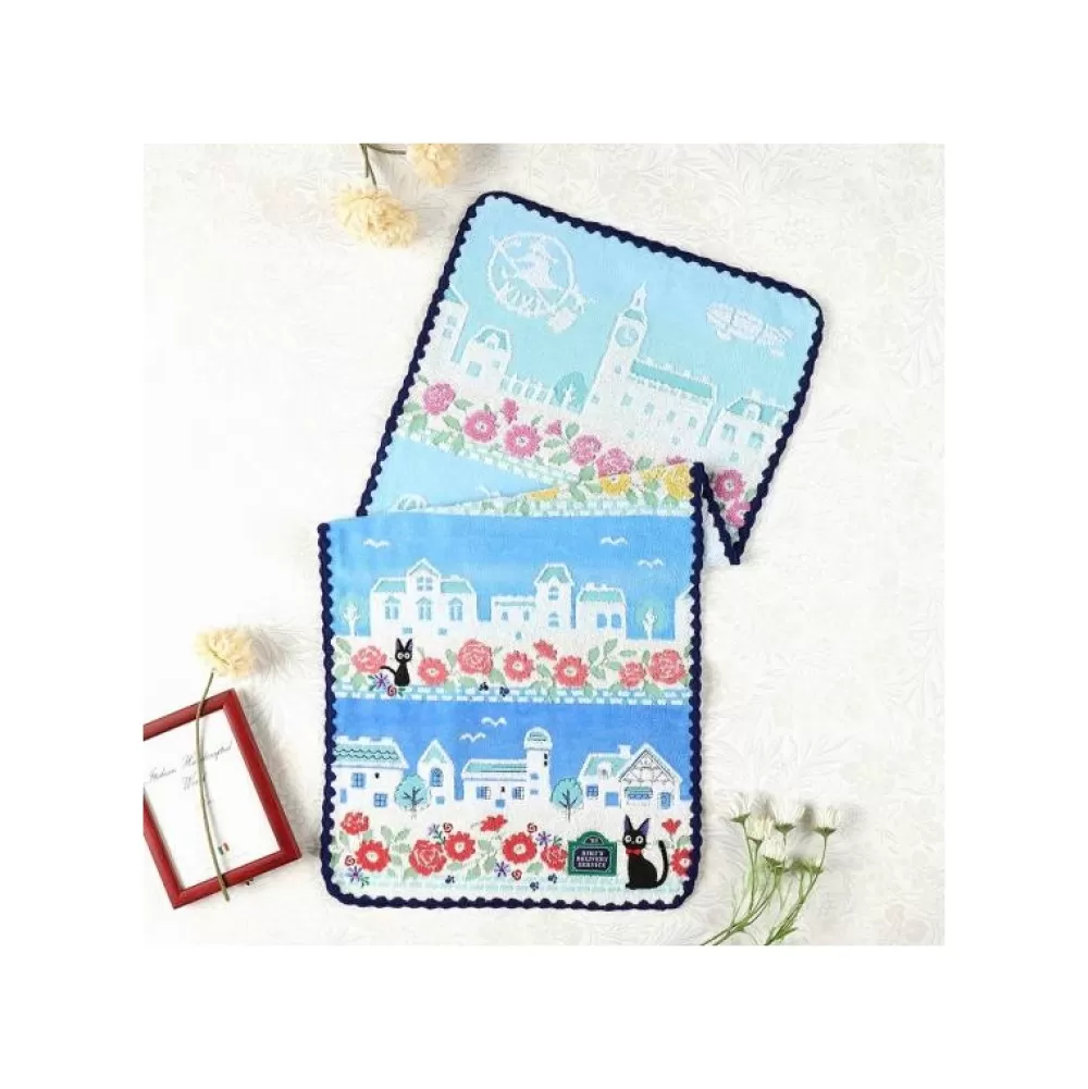 Cheap Serviette Rues De Paris 34X80Cm - Kiki La Petite Sorciere Linge De Maison